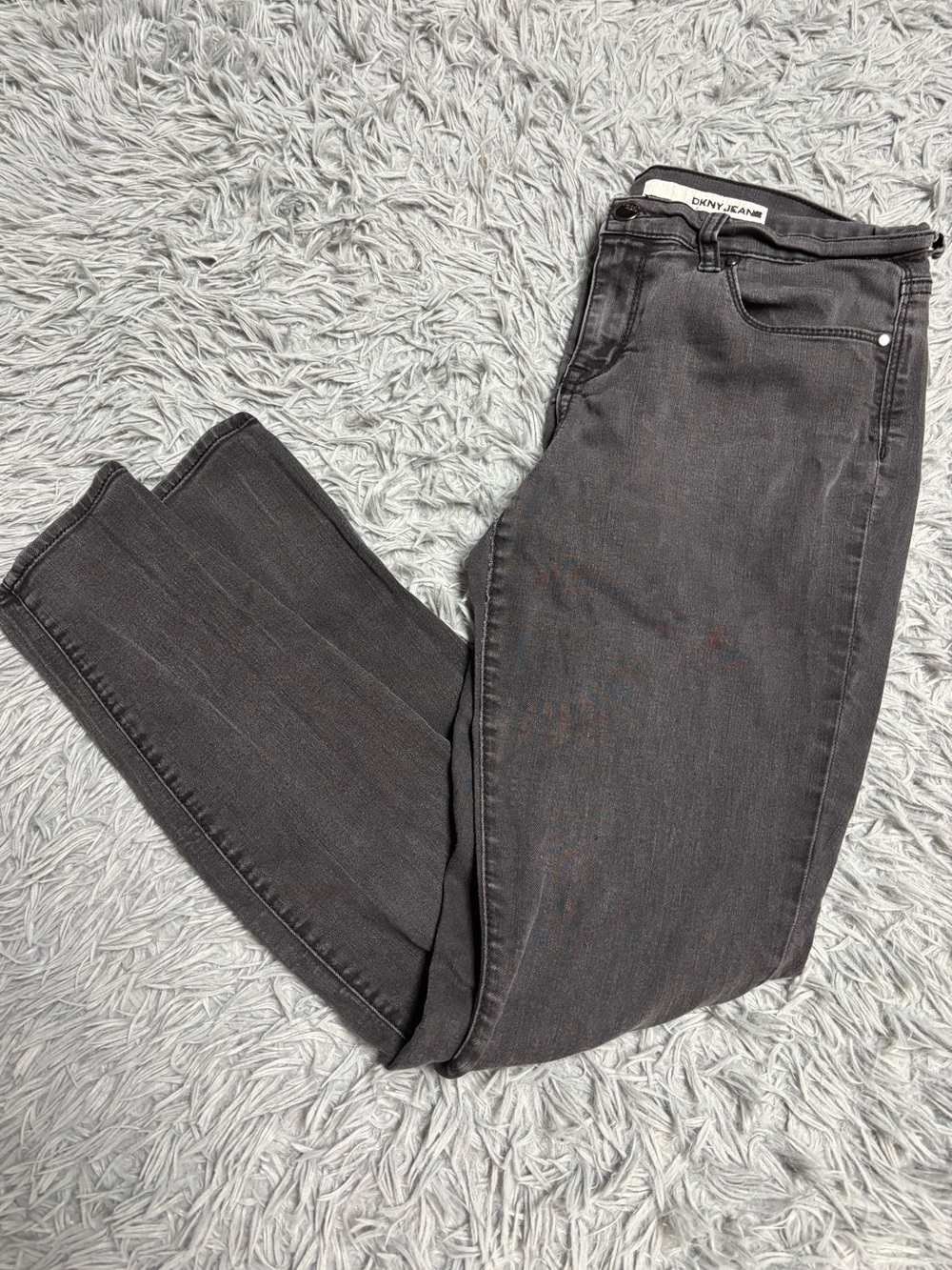 Y2K DKNY Charcoal Gray Skinny Jeans